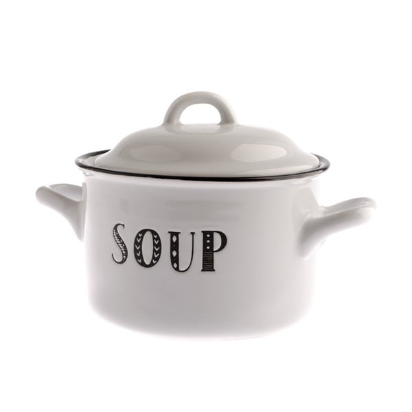 Keraamiline kaanega pott 700 ml Soup - Dakls