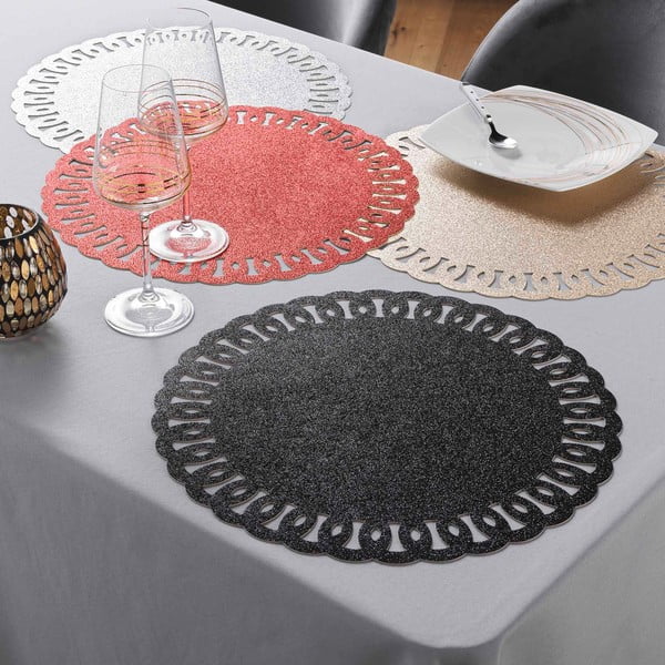 Kuldne lauamatt ø 38 cm Guirlande - douceur d'intérieur-image-2