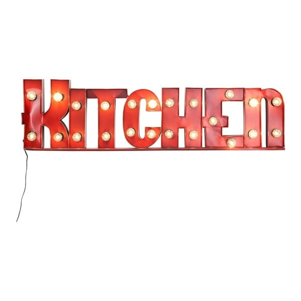 Červená světelná dekorace Kare Design Kitchen