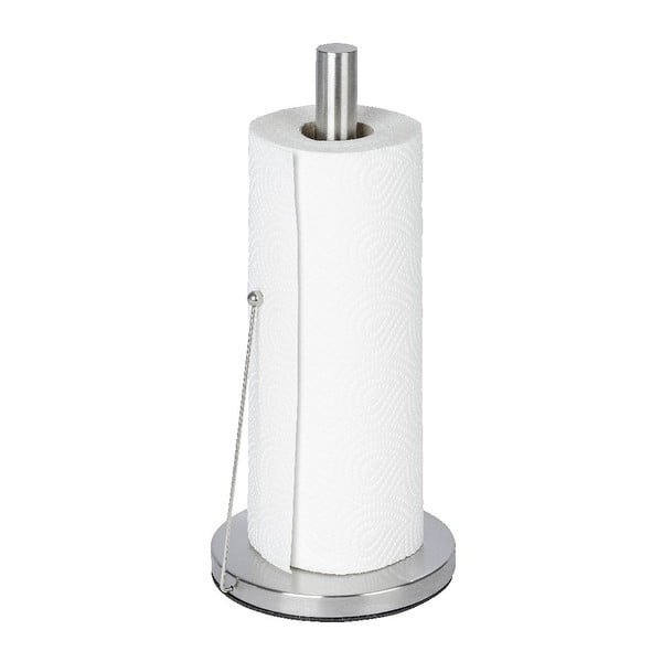 Hõbedane majapidamispaberi stend roostevaba teras ø 15 cm Clayton – Wenko-image-1