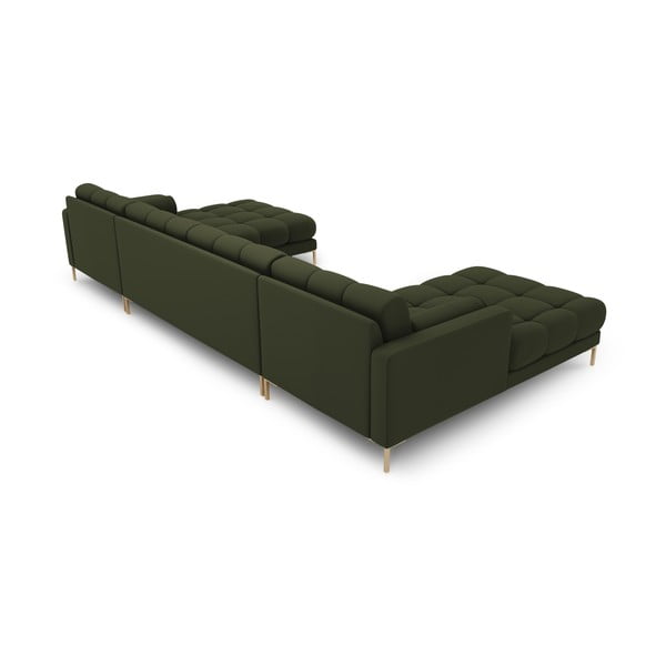 Roheline U-kujuline diivan Bali - Cosmopolitan Design-image-4