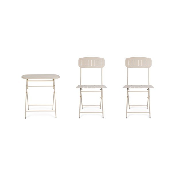 Beež terasest aia söögimööbli komplekt kahele Yvonne - Bizzotto-image-4