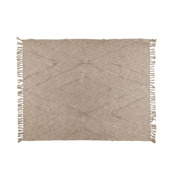 Helepruun puuvillane päevavaip kaheinimesevoodile 250x260 cm Sahara - Tiseco Home Studio-image-2