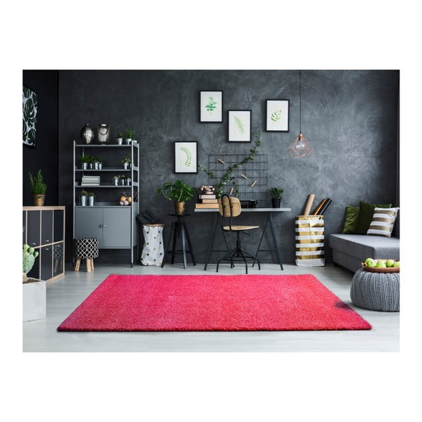 Fuchsiový koberec Universal Khitan Liso Fuchsia, 100 x 150 cm