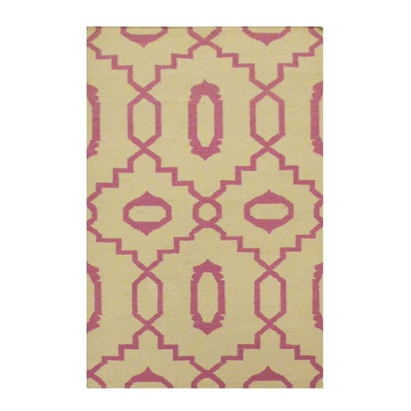 Ručně tkaný koberec Kilim JP 11019 Pink, 90x150 cm