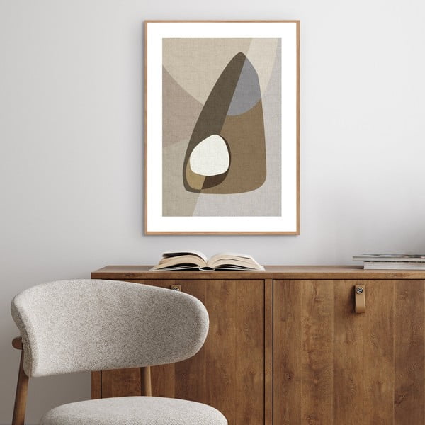 Maal 70x100 cm Picasa Greige - Malerifabrikken-image-1