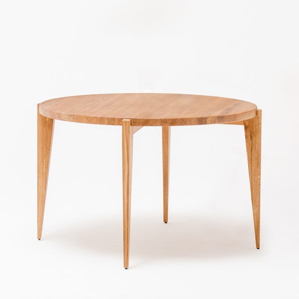 Dubový jídelní stůl Bontri, Ø 115 cm