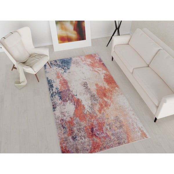 Punane ja sinine pestav vaip 230x160 cm - Vitaus-image-1