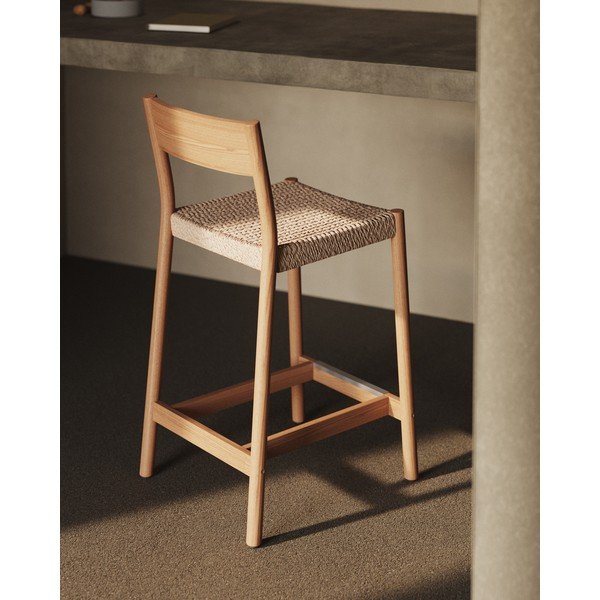 Tammepuidust baaritool (istme kõrgus 65 cm) Yalia - Kave Home-image-1