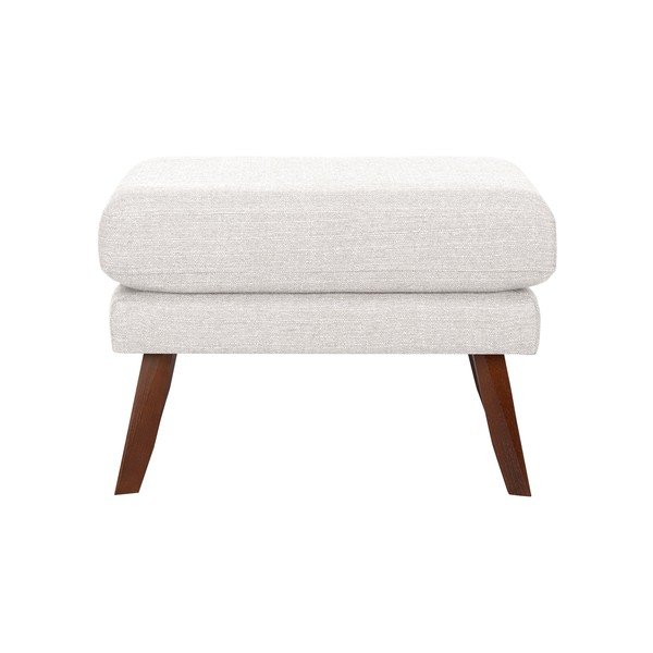 Krémově bílý taburet Mazzini Sofas Elena-image-3