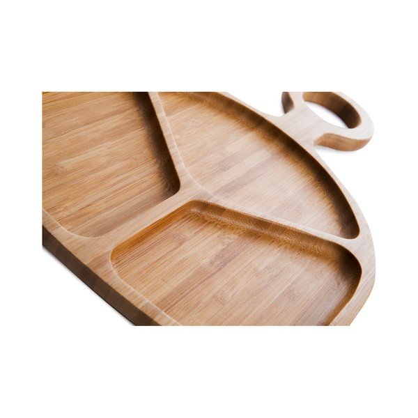 Servírovací podnos z bambusu Bambum Matti, ⌀ 30 cm-image-3