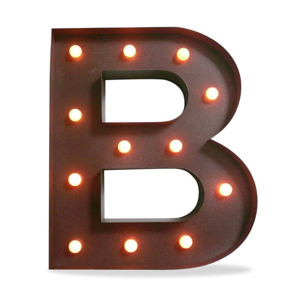 Světelná LED dekorace Letter B