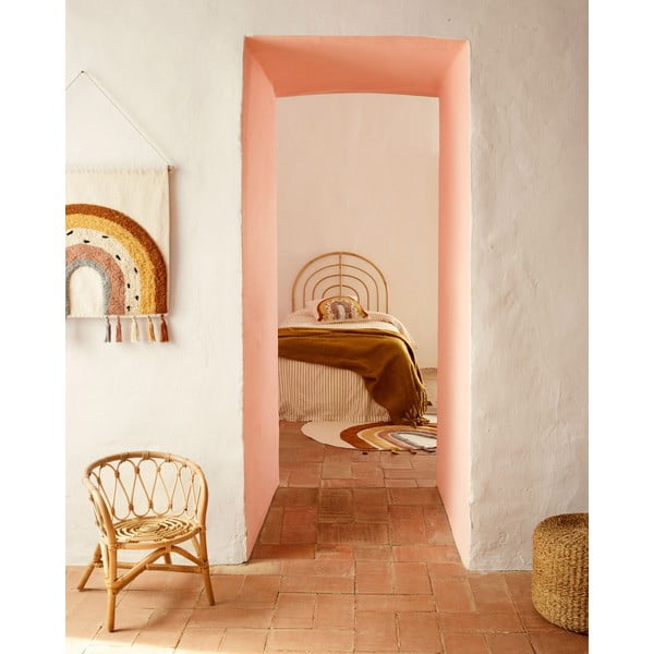 Rotangist pealaud naturaalses värvitoonis 90x110 cm Sundberg - Kave Home-image-1