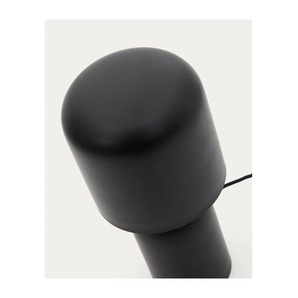 Must lauavalgusti metallist varjuga (kõrgus 28 cm) Monze - Kave Home-image-3