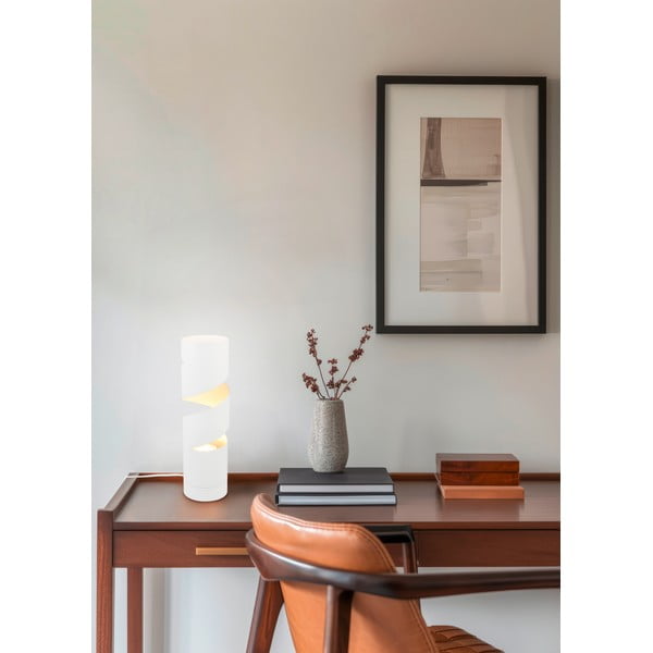 Valge lauavalgusti (kõrgus 35 cm) Stream - Trio-image-1