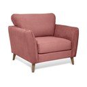 Roosa velvetist tugitool Paris - Scandic