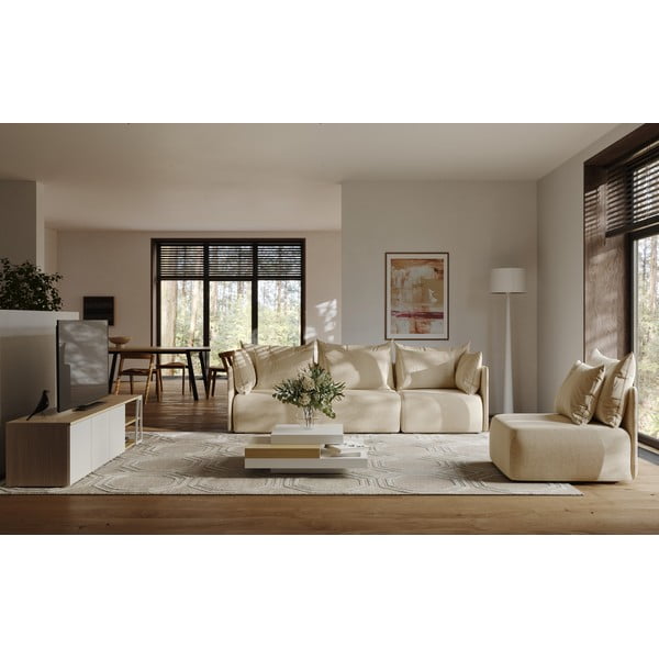 Kreemjas diivanimoodul (keskosa) Dune - TemaHome-image-1