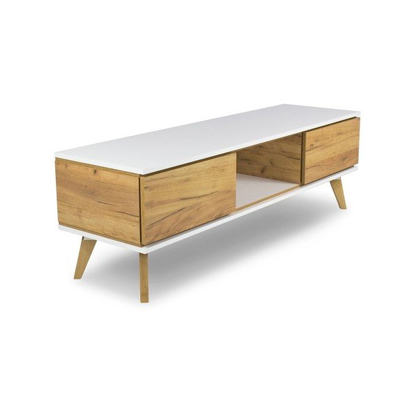 TV komoda v dubovém dekoru SKANDICA Jorgen-image-3