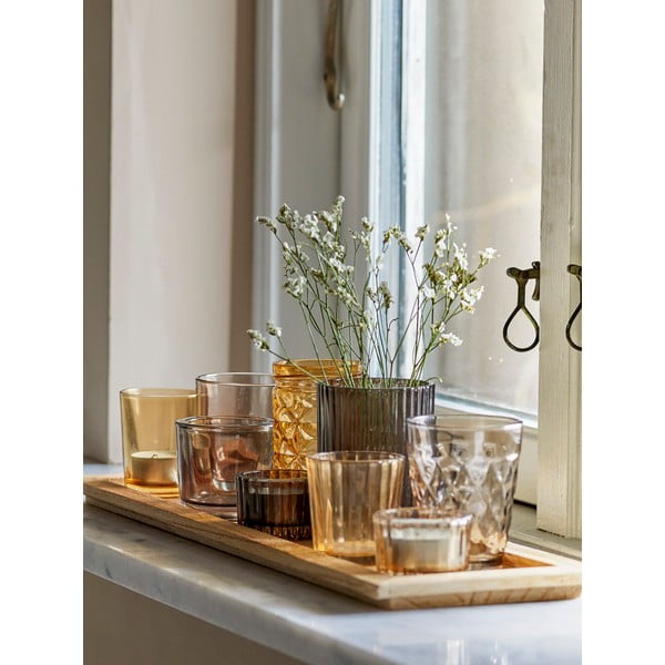 Klaasist küünlajalad 9tk komplektis Sanga - Bloomingville-image-1