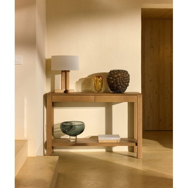 Pruun klaasist vaas (kõrgus 30 cm) Mure - Kave Home-image-1