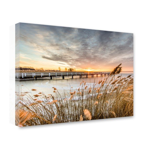 Obraz Styler Canvas By The Sea Jetty, 75 x 100 cm