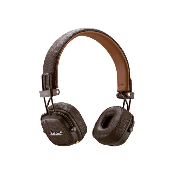 Hnědá bezdrátová sluchátka Marshall Major III-image-1