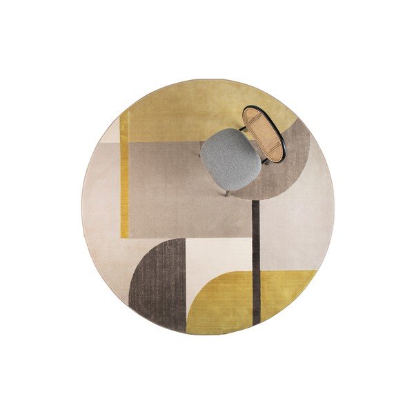 Kollakashall vaip , ø 240 cm Hilton - Zuiver-image-3