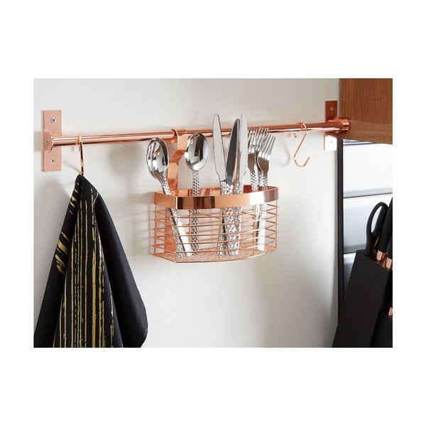 Metallist seinariiul, roosa kuld Sorello - Premier Housewares-image-1