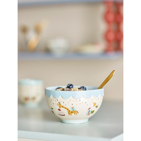 Helesinine/kreemikas kivinõust lastekauss ø 13,5 cm Celebrate - Bloomingville Mini-image-1