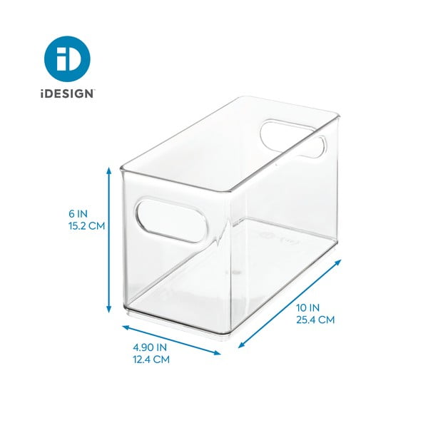 Läbipaistev hoiukarp iDesign The Home Edit, 25,4 x 12,7 cm - iDesign/The Home Edit-image-4