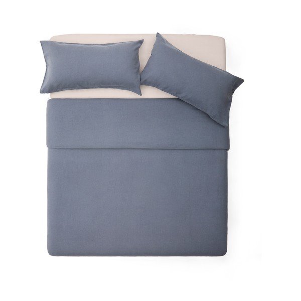 Hallikassinine linaseguga pikendatud voodipesu kaheinimesevoodile 260x240 cm Simmel - Kave Home