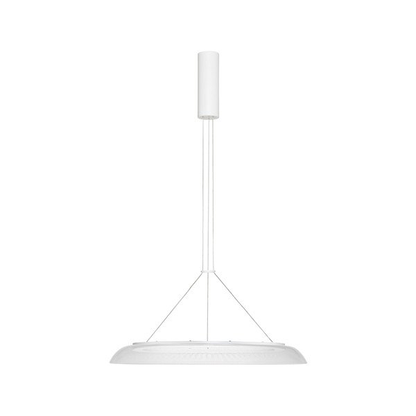 Mattvalge alumiiniumist LED-rippvalgusti akrüülklaasist varjuga, ø 60 cm Mantle - Nova Luce