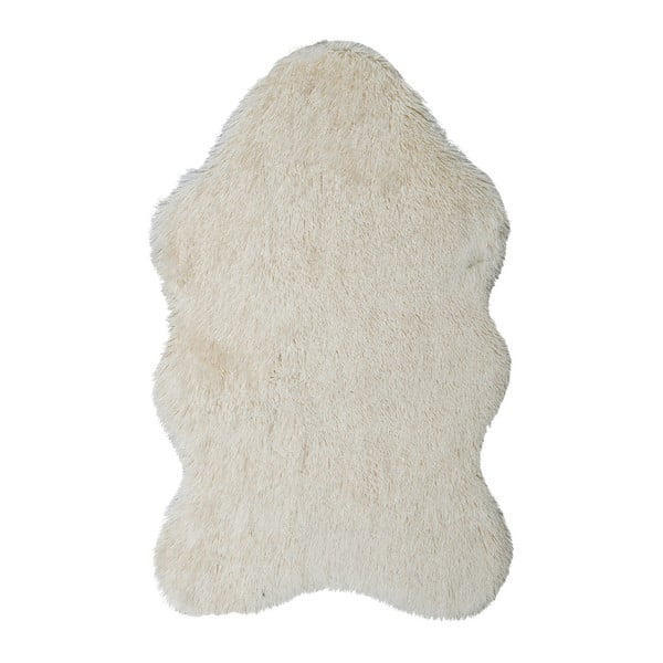 Krémový kožešinový koberec Ranto Soft Bear, 70 x 105 cm