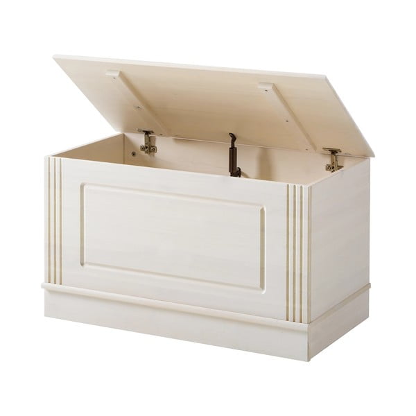 Valge männipuidust laegas 80x45 cm Anita - Støraa-image-3