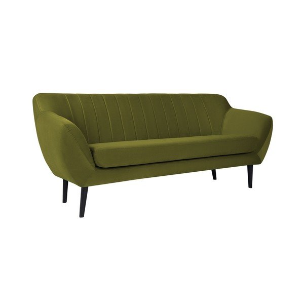 Roheline sametne diivan , 188 cm Toscane - Mazzini Sofas-image-2