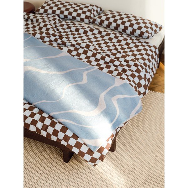 Sinine/kreemikas tekk 150x200 cm Felu - noo.ma-image-2