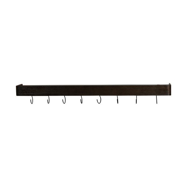 Seinariiul tuhapuust tumeda naturaalse värvi ja riiuliga 120 cm Protopia - DAN-FORM Denmark-image-1