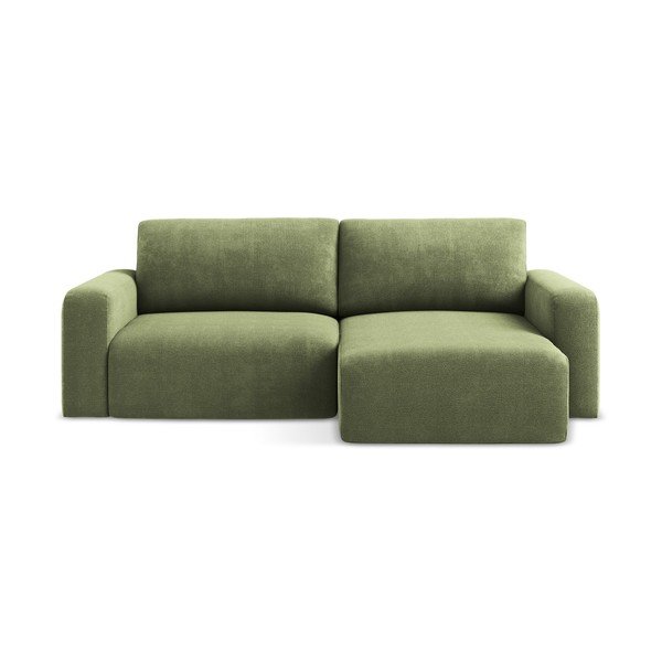 Roheline šenilldiivanvoodi/panipaigaga nurgadiivan (parem nurk/diivanvoodiga) Kona - Makamii