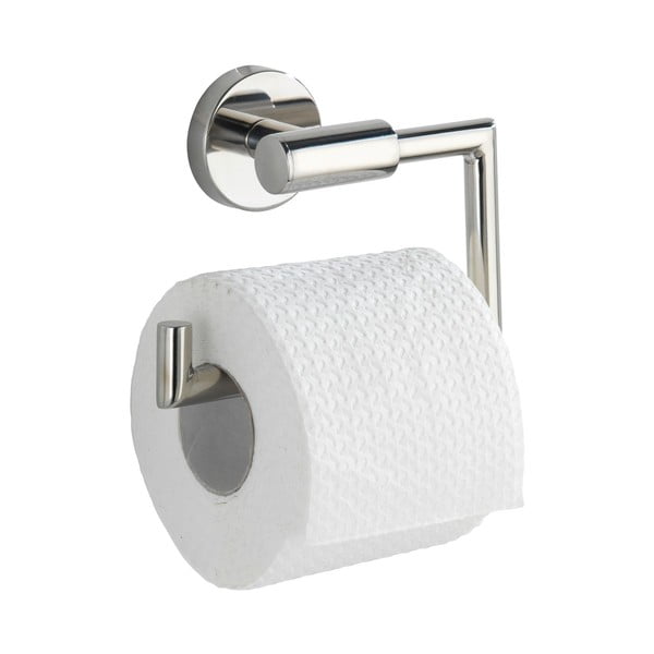 Seinale paigaldatav roostevabast terasest tualettpaberihoidja, läikiv hõbedane Bosio - Wenko-image-2