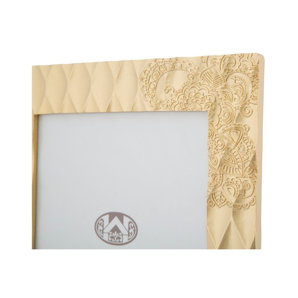 Žlutý fotorámeček v pryskyřicovém rámu Mauro Ferretti Glam Carving, 15 x 20 cm-image-3
