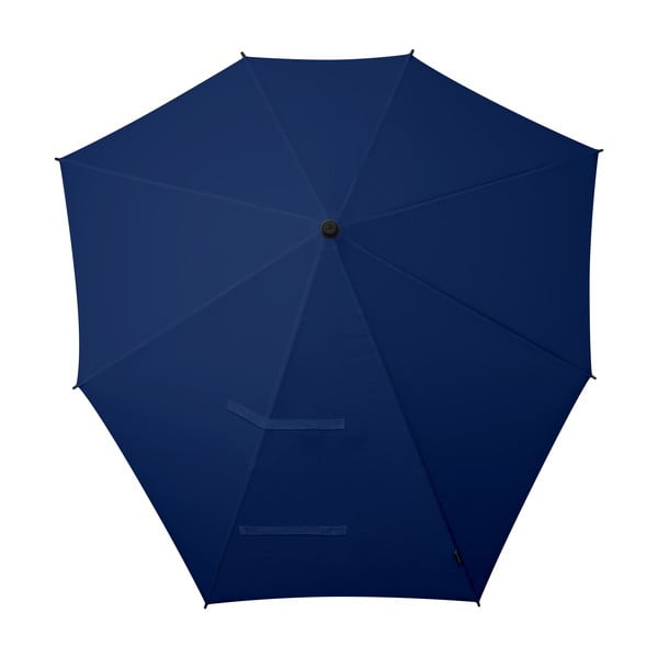 Deštník Senz smart deep blue, odolný vůči větru o rychlosti až 80 km/h