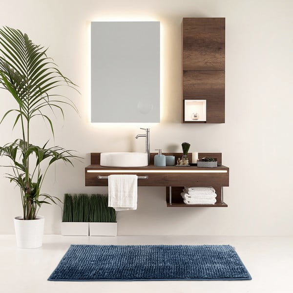 Tumesinine vannitoamatt 60x90 cm Bati - Restilo-image-1