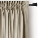 Beež sametkardin Velvety, 245 × 140 cm – AmeliaHome