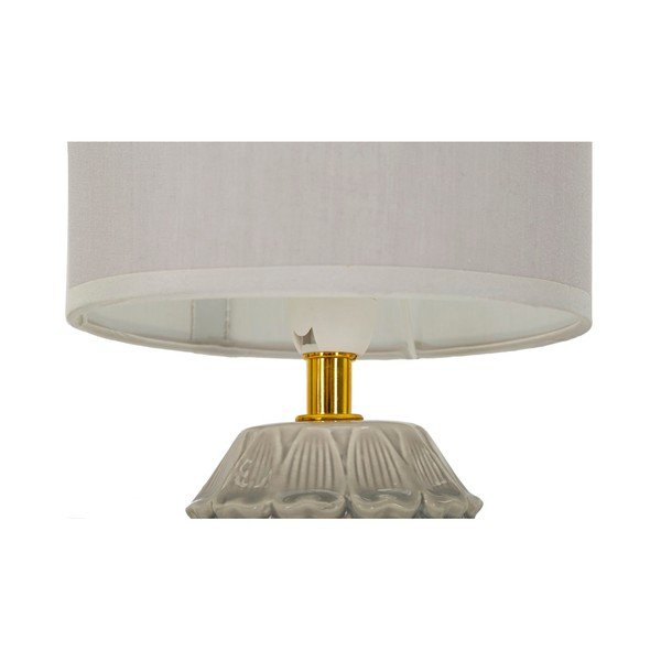 Beež keraamiline laualamp tekstiilist varjuga (kõrgus 30,5 cm) Pigny - Mauro Ferretti-image-2