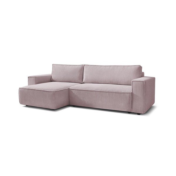 Heleroosa velvetist nurgadiivanvoodi, muutuv Nihad - Bobochic Paris-image-3