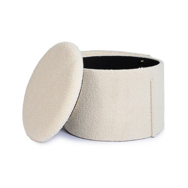 Bouclé-kangast kreemipuhv Anthea - Yes Everyday-image-3
