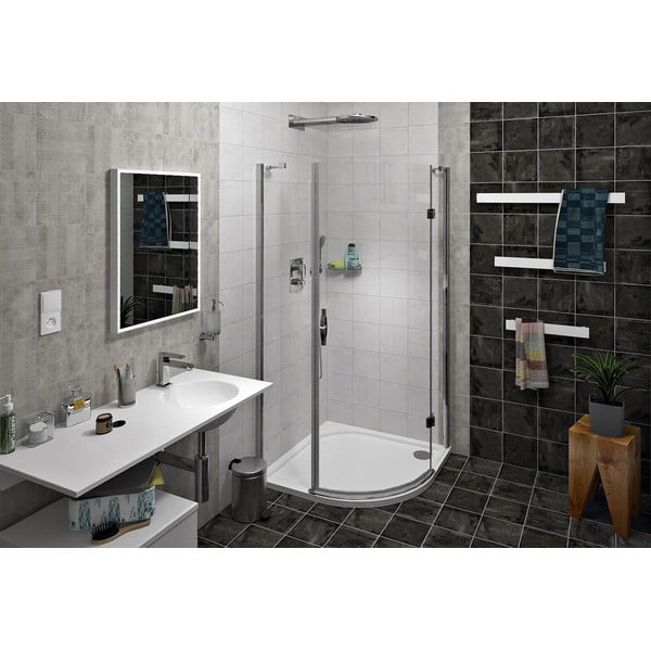 Valge rätikuhoidja seinale Patron - Sapho-image-2