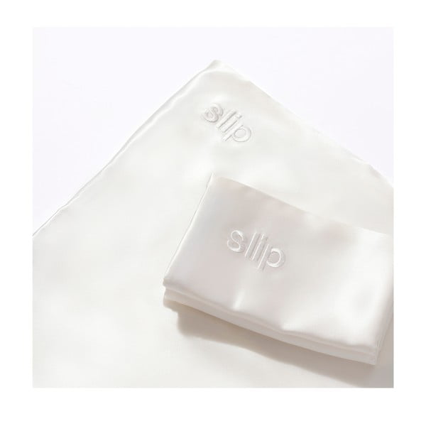 Siidist padjapüür 51x76 cm White - slip-image-1