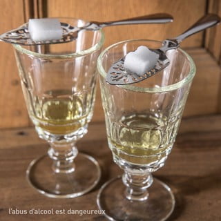 Klaaside ja roostevabast terasest lusikate komplekt 300 ml Absinthe - La Rochére