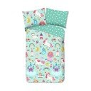 Mündivärvi puuvillane laste voodipesu üheinimesevoodile 140x200 cm Fantastic - Good Morning